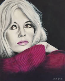 Shena AJUELOS - Brigitte Bardot (81x65) huile