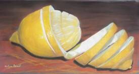 Evelyne BERART - découpe de citron 30x50