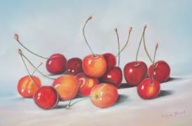 Evelyne BERART - mars 2023 farandole de cerises 50x70