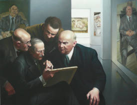 Thierry BRUET - EXPERTISE oil on canvas - 116 cm x 89 cm
