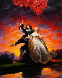 Thierry BRUET - LOVE IS IN THE AIR - OIL ON CANVAS - 146 CM X 114 CM - THIERRY BRUET 2024 OK.jpg