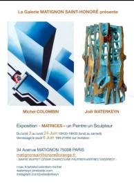 Michel COLOMBIN - Exposition Galerie Matignon Saint Honoré