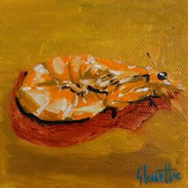 Sébastien COUËFFIC - Shrimp oil 13 x 13 cm 2024 2.jpg