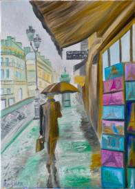 Anne ESCOLAN - Rain in Paris