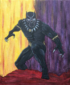 Claudine GIBON - AC.012.BLACK PANTHER.JPG