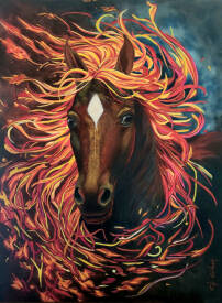 Claudine GIBON - H.026 CHEVAL DE FEU.jpg