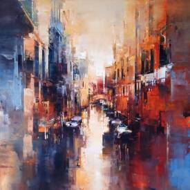 Benoît HAVARD - Trip to Venice - 100x100cm