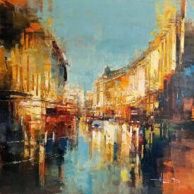 Benoît HAVARD - Regent St by Day - 80x80cm