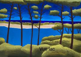 Jean-Louis LONGUEFOSSE - Vue lac