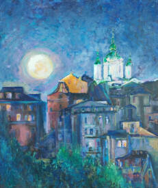 Iryna MALYNOVSKA - Nuit sur la Ville