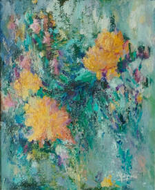 Iryna MALYNOVSKA - Vivacité floral en abstraction