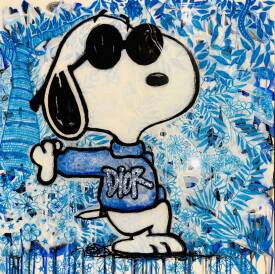 Edwige MOREL - SNOOPY JADIOR 70X70CM.JPG