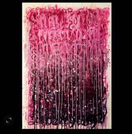 Edwige MOREL - DOO ROSE MAUVE VIOLET 114X162CM.JPG