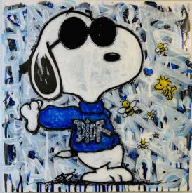 Edwige MOREL - SNOOPY JADIOR SMALL 50X50CM.jpg