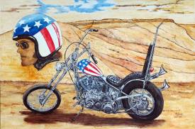 Michel PERRIER - Moto "Easy Rider"