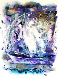 Rosalie R.P.  de LAROQUE - IN THE PURPLE TURMOIL