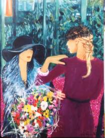 Julie ROUSSIN BOUCHARD - 12 Anniversaire à la Closerie des lilas. 73x92.jpg