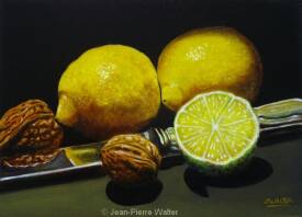 Jean-Pierre WALTER - Citrons au couteau