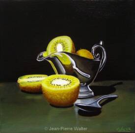 Jean-Pierre WALTER - Kiwis en argent